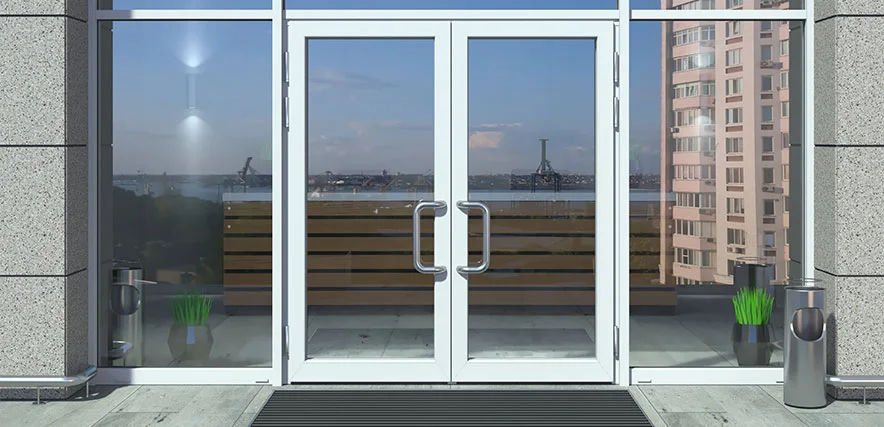 storefront glass repair in Pompano Beach, FL